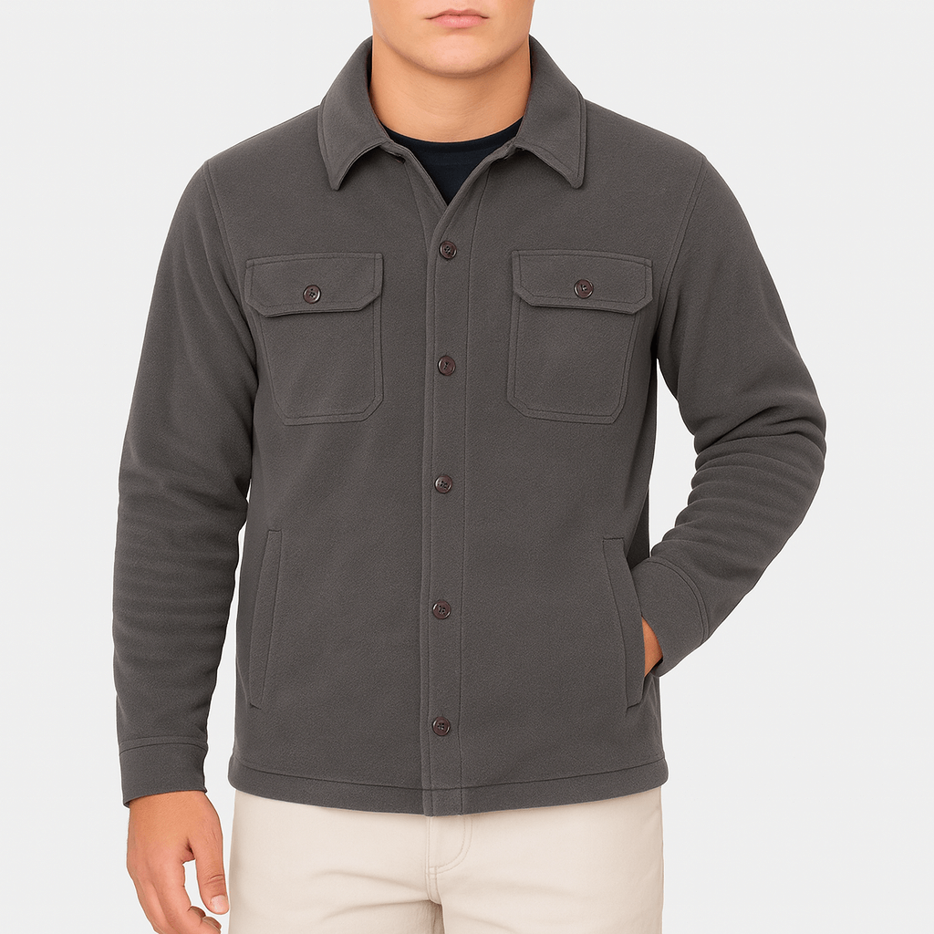 Button-Down Hemdjacke für Herren - Image 3