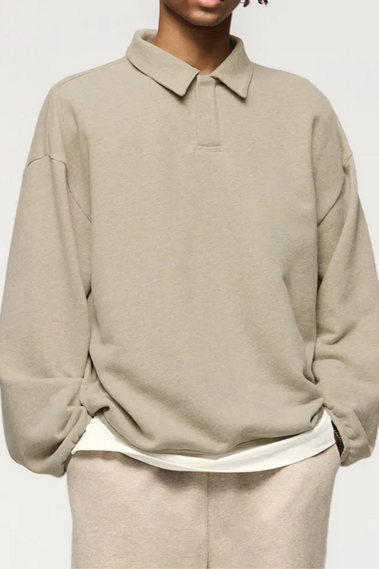 Langarm Polo Pullover für Herren - Image 1