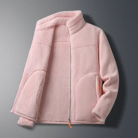 Sherpa-gefütterte Fleecejacke für Damen - Image 1