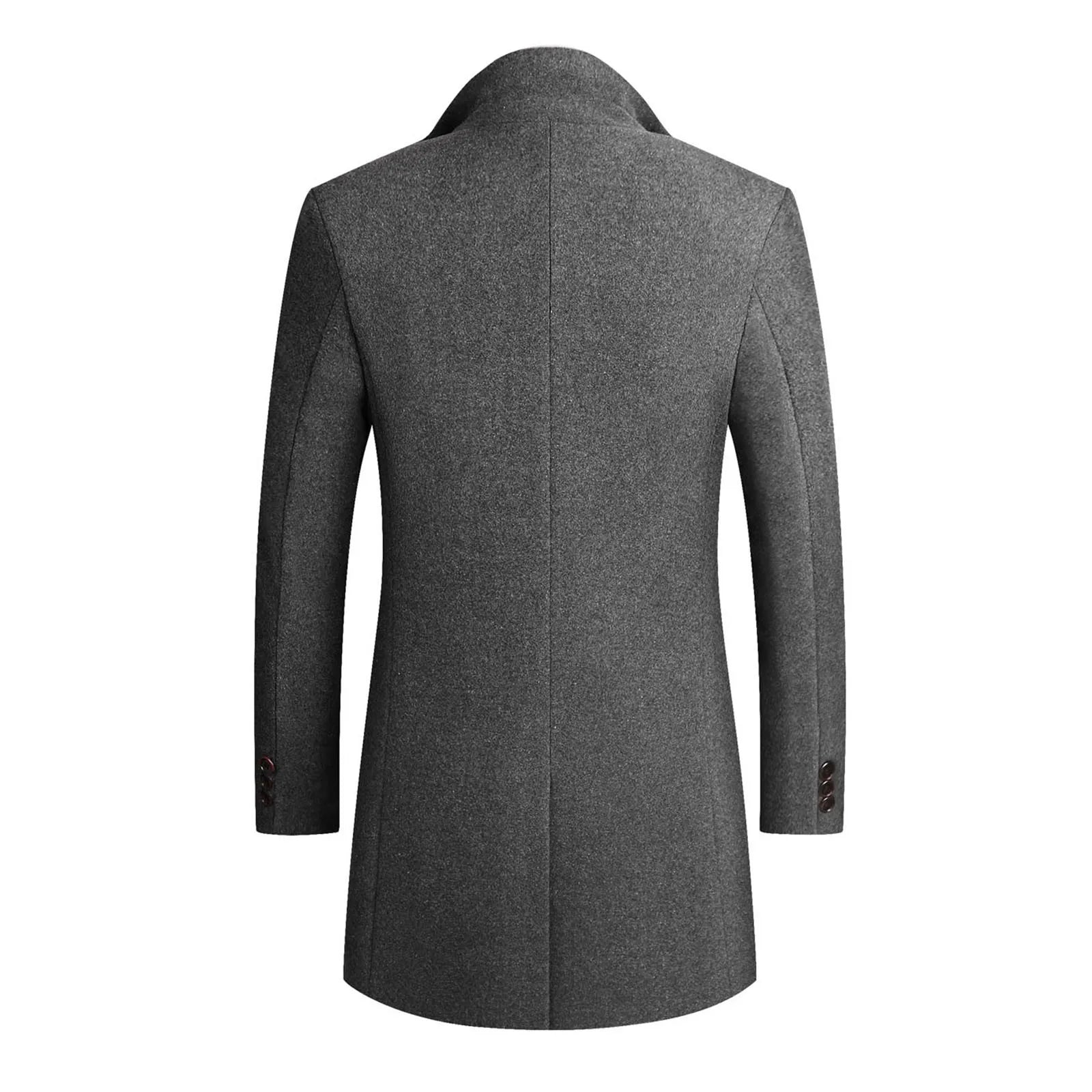 Reverskragen Mantel für Herren - Image 5