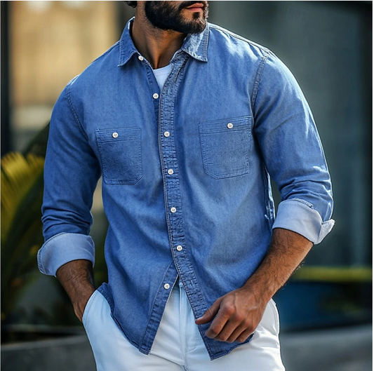 Herren Denim Hemd für zeitlosen Stil – Benjamin