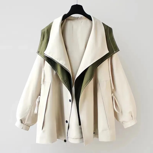 Jacke mit übergroßem Kragen für Damen - Image 1
