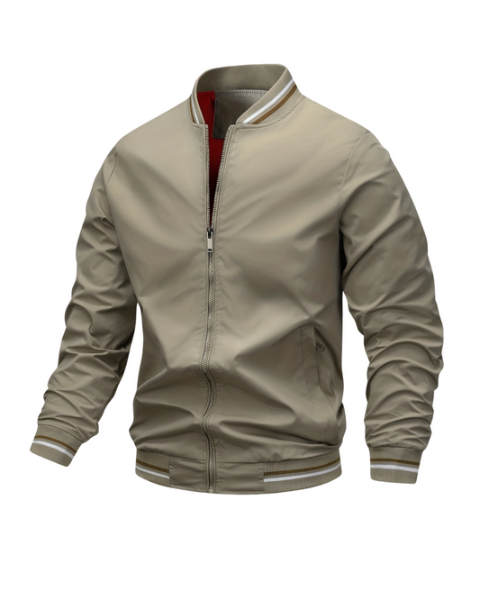 Bomberjacke für Herren mit geripptem Kragen - Image 1