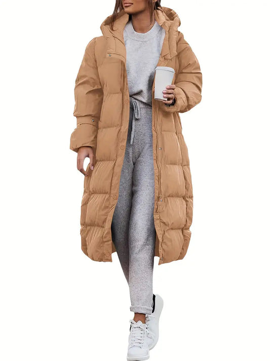 Kapuzen-Puffer-Mantel für Damen - Image 1