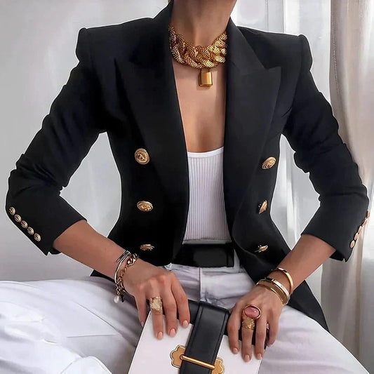 Zweireihiger Blazer für Damen - Image 2