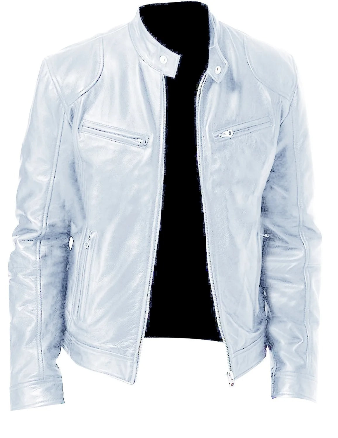 Cafe Racer Lederjacke für Herren - Image 14