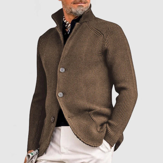 Gerippte Jacke mit Knopfleiste für Herren - Image 1