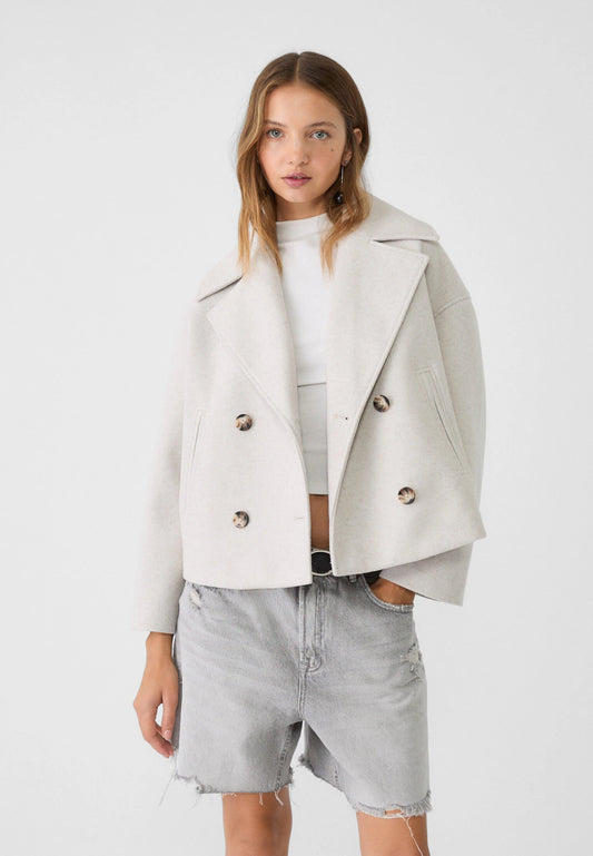 Zweireihige Kurze Jacke für Damen - Image 1