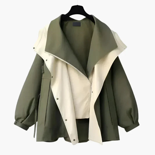 Jacke mit Kordelzug in der Taille für Damen - Image 1
